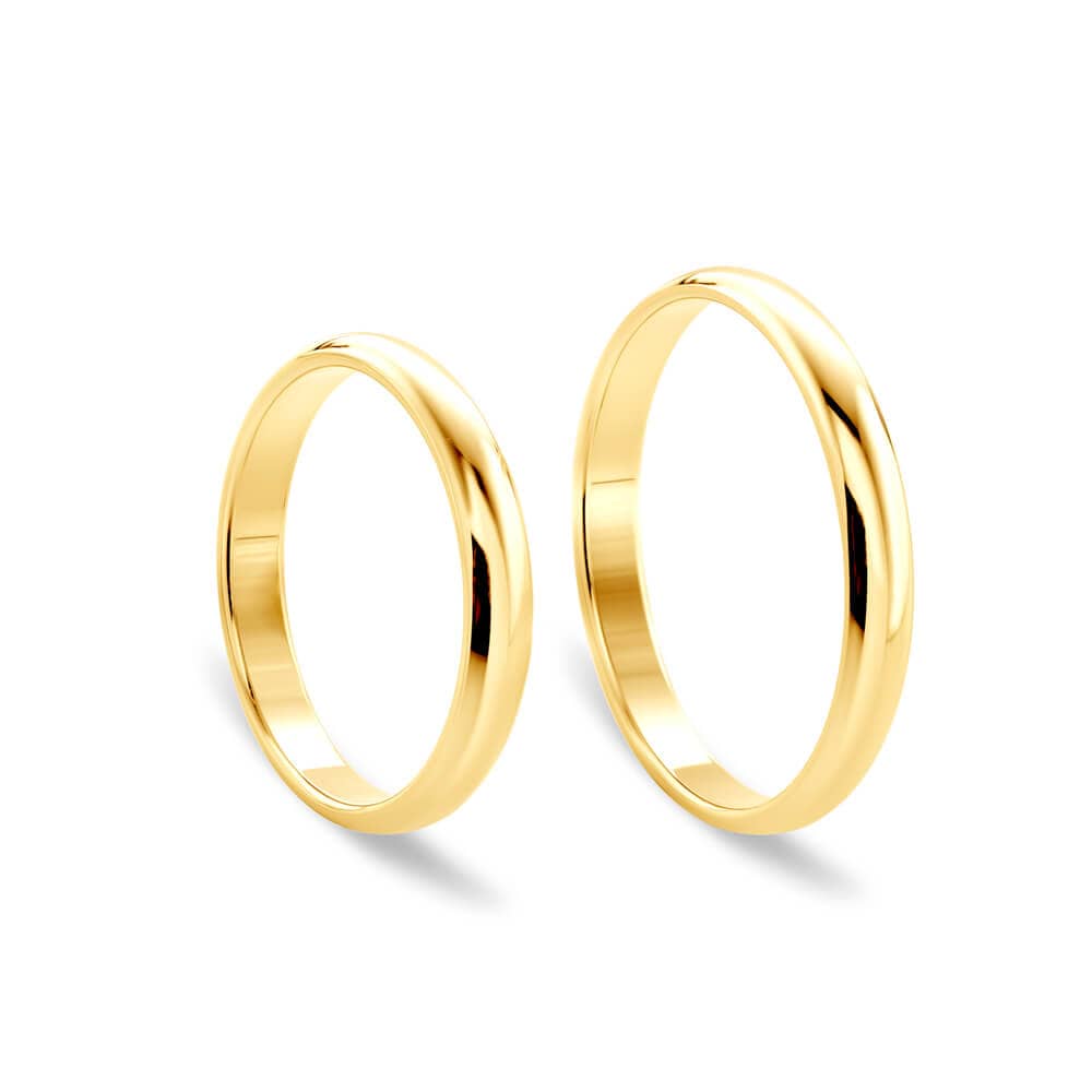 Obrączki z żółtego złota